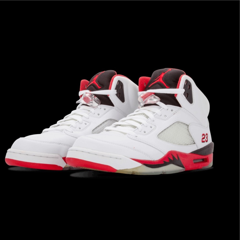 Fire Red Jordan 5’s